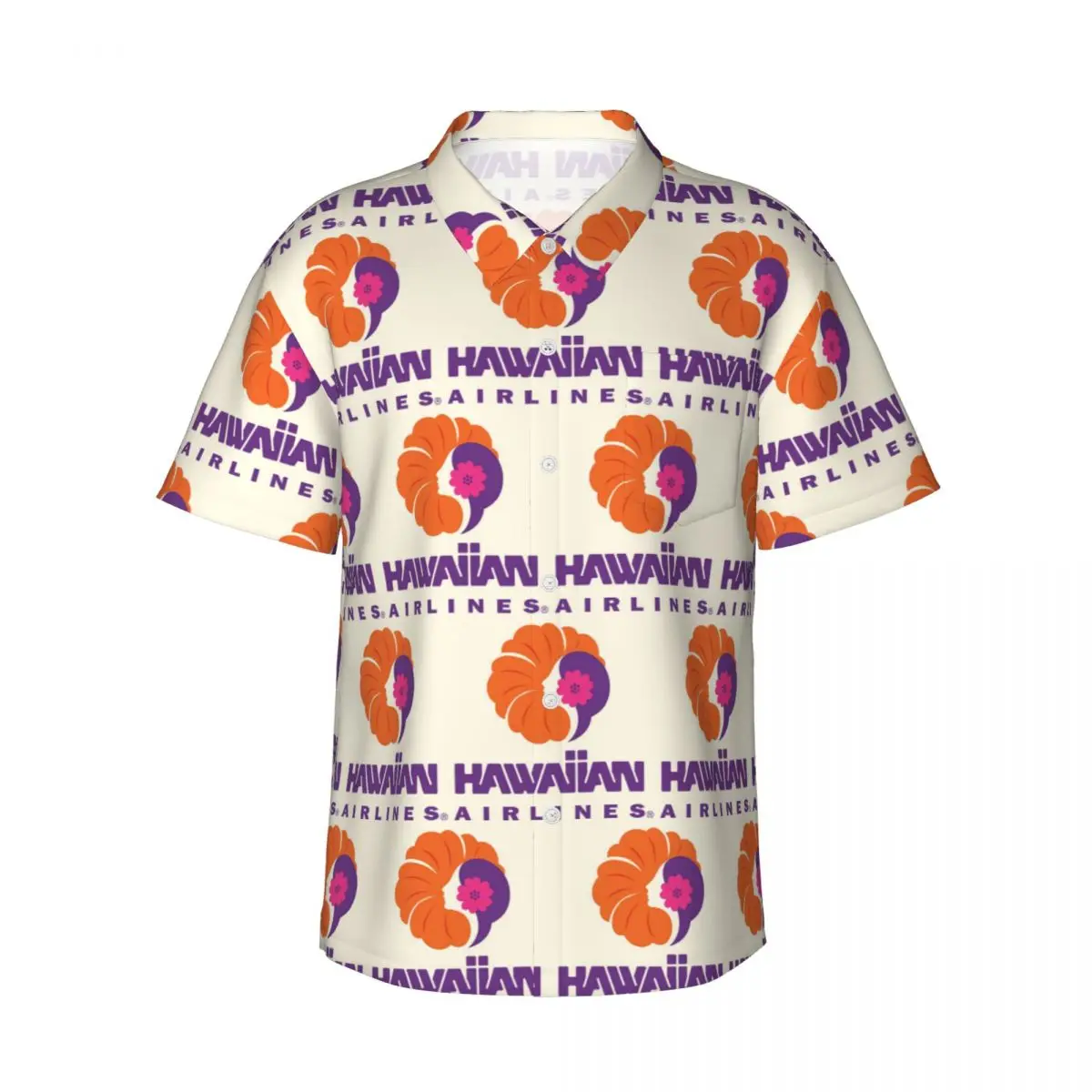

Hawaiian Airlines Herc Travel End Of Southern Summer Sale Men's Shirts Hawaiian Short Sleeve Shirt Funny Tops for Summer Beach