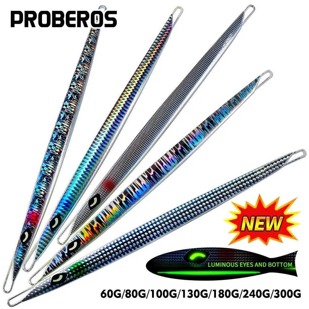 

Hot. 60g Metal lure 80g no hook Jig Bait Minnow Fishing Lure Sinking