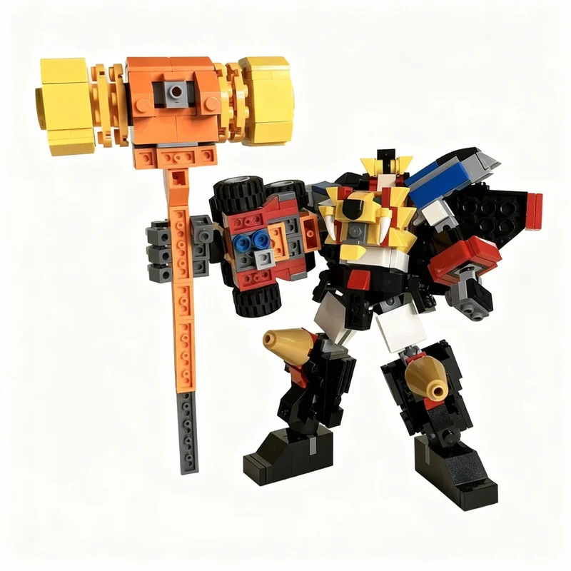 ตัวต่อ MOC SF สตาร์ กาโอไกการ์ โกลด์ไอออน แฮมเมอร์ 318 ชิ้น ของเล่นแบบประกอบ บล็อกตัวต่อ ของขวัญคริสต์มาส งานสร้างสรรค์ DIY ไอเดียสร้างสรรค์