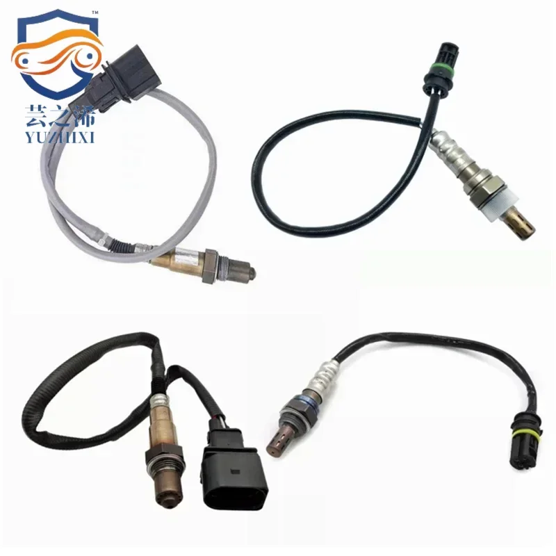 4PCS 11787512985 11787530282 11787530285 11787547313 Front Rear Oxygen Sensor For BMW 1 3 Series E87 E90 N46