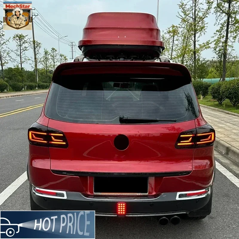 

For VW Tiguan 2013-2016 LED Car Taillight Assembly Upgrade Magotan B8 8.5 Style Plug and Play Auto Rear Back Lamps Accessories