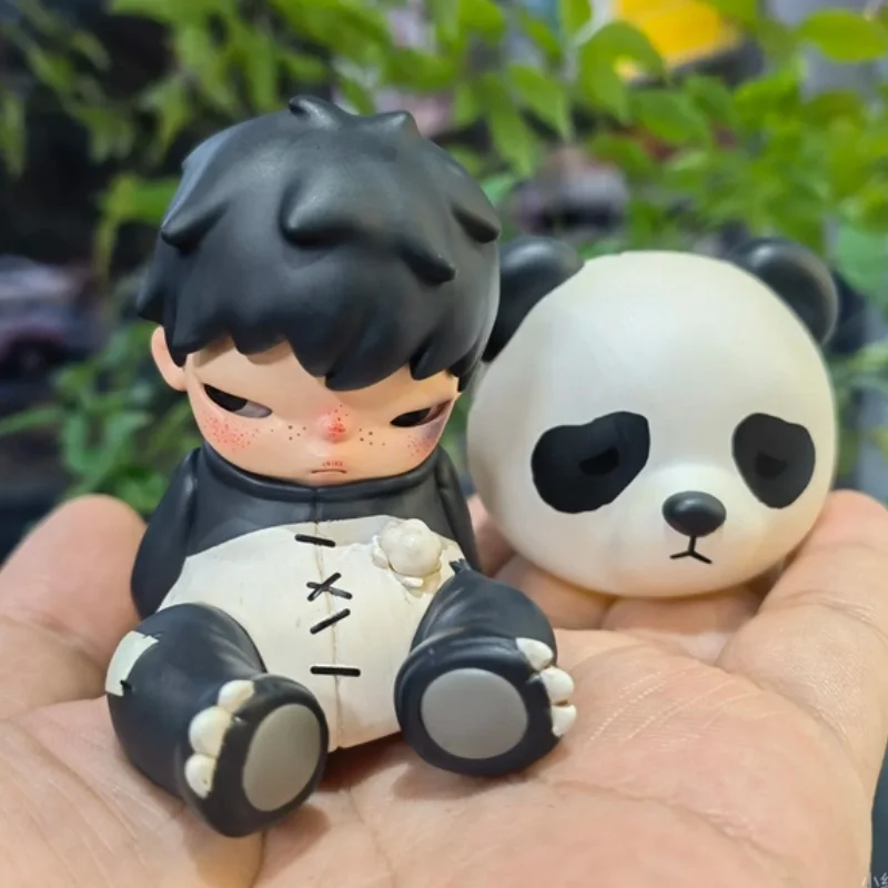 Nuevo Producto Original Hirono Ono muñeca Panda colgante hecho a mano regalo de moda de escritorio exquisito adorno juguetes regalo