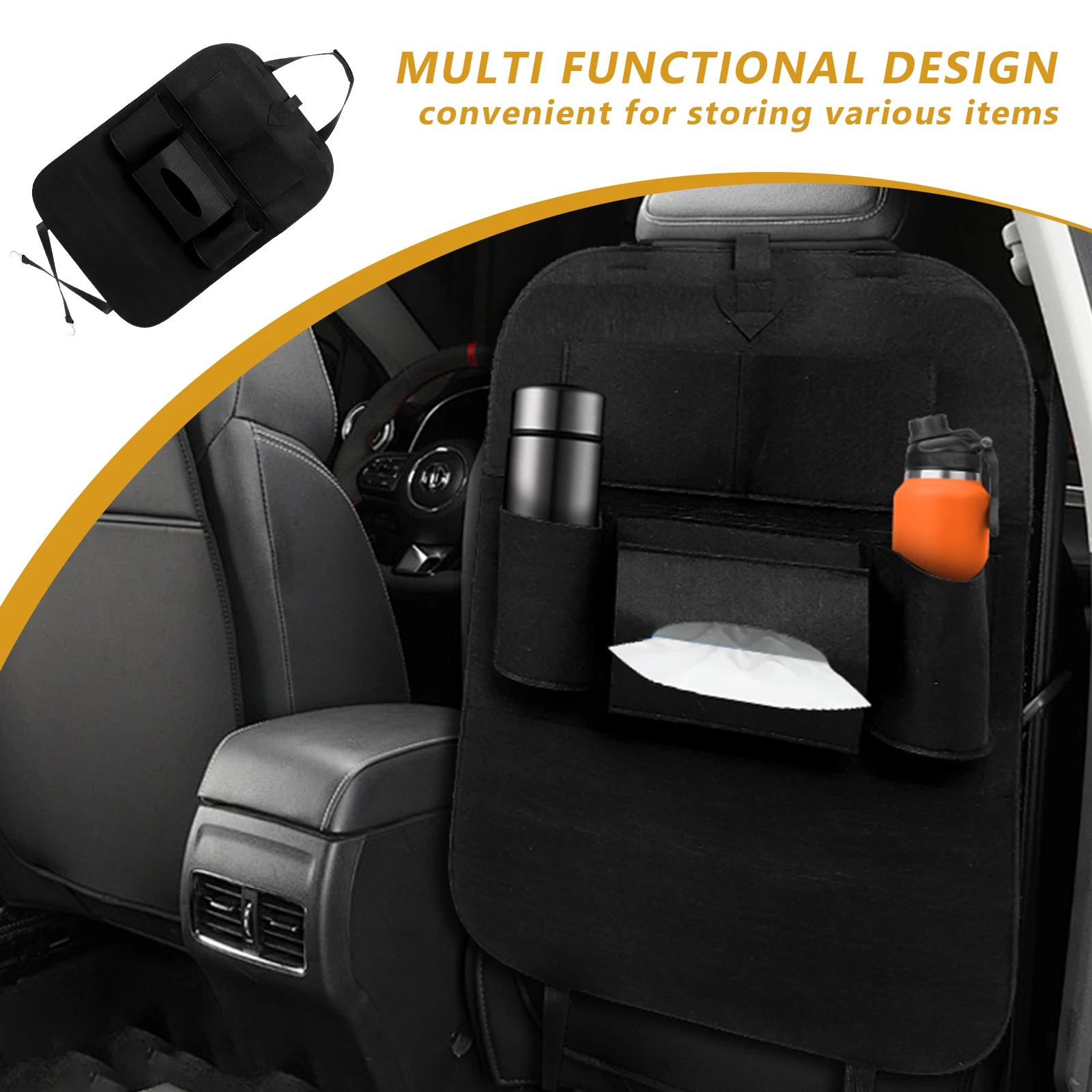

Seat Organizer Backseat Hanging Organizers and Storage Organization Pocket for