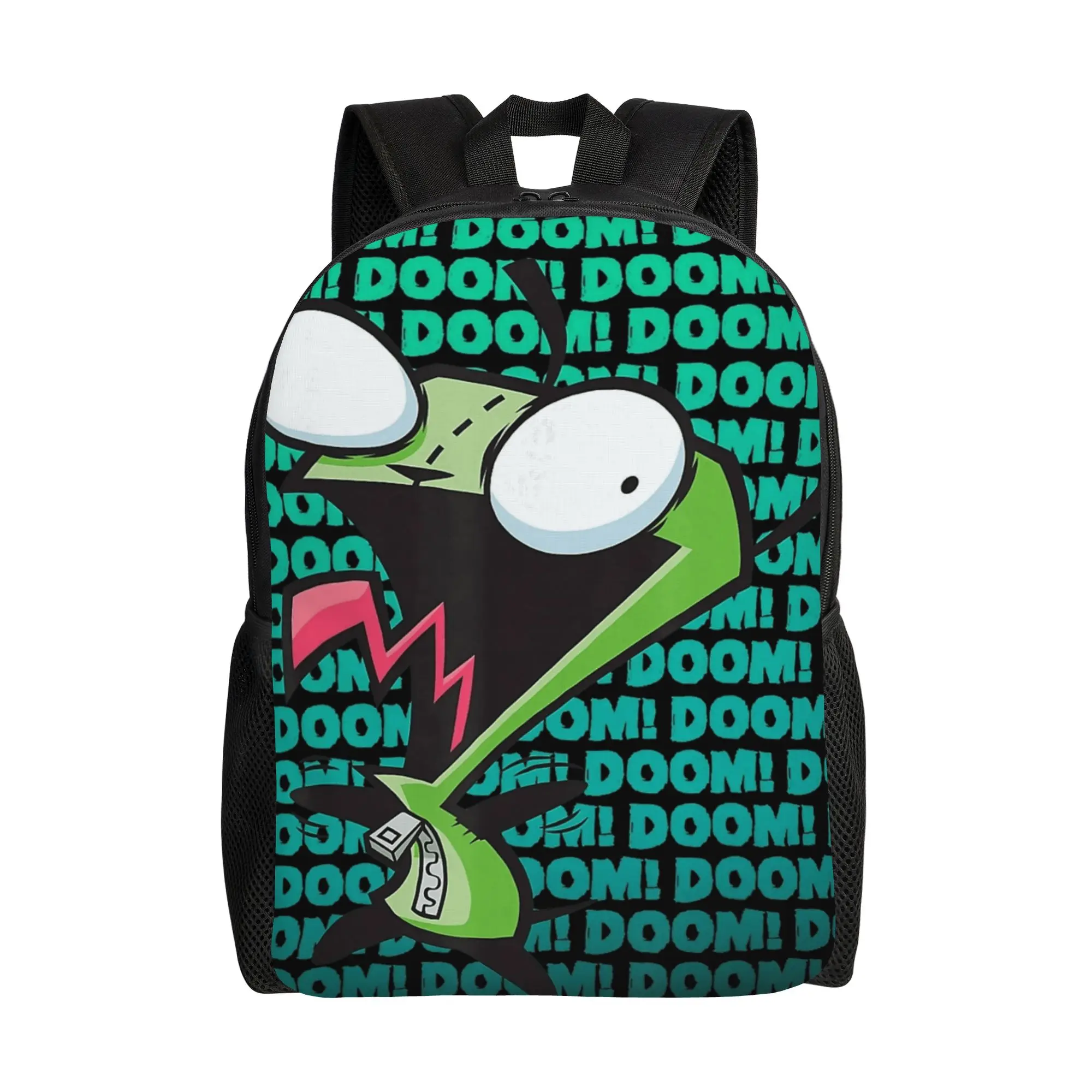 Invaders Zims  Backpack Male  Lightweight Backpacks Polyester Stylish School Bags Travel Custom Rucksack