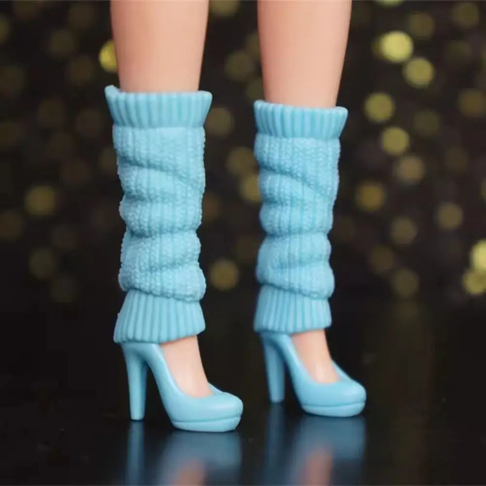 New Fashion 30cm Doll Shoes Plastic 2.2~2.4cm Length Foot Female Doll Boots Dolls Accessories Doll Accessories