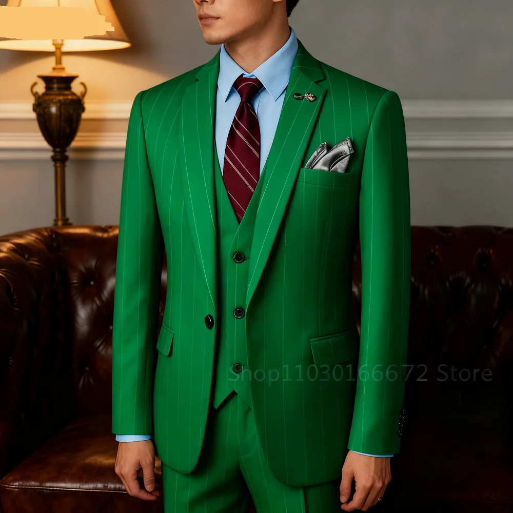 

Элегантный черный, серый мужской деловой костюм-тройка, приталенный свадебный пиджак, жилет Finesse, регулируемый Ternos для мужской моды