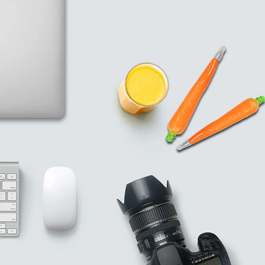 

Carrot Pen Cute Things Pencils Eraser Colored Mechanical Useful School Sign Pens Ballpoint Writing Supplies Accessories