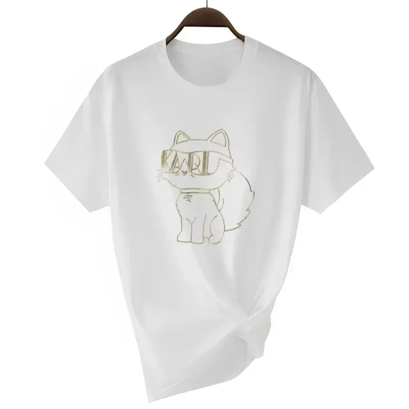 2025 verão moda camiseta feminina marca de manga curta elegante camiseta feminina designer clássico topo roupas femininas