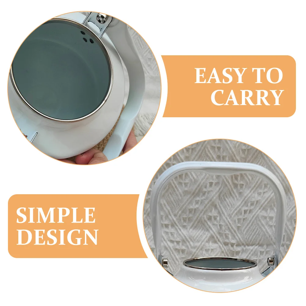 

Эмалированный чайник в стиле ретро, 1,1 л, с узором зеленого листа, плита, горшок для кипячения воды, безопасный легкий домашний общежитие, ресторан