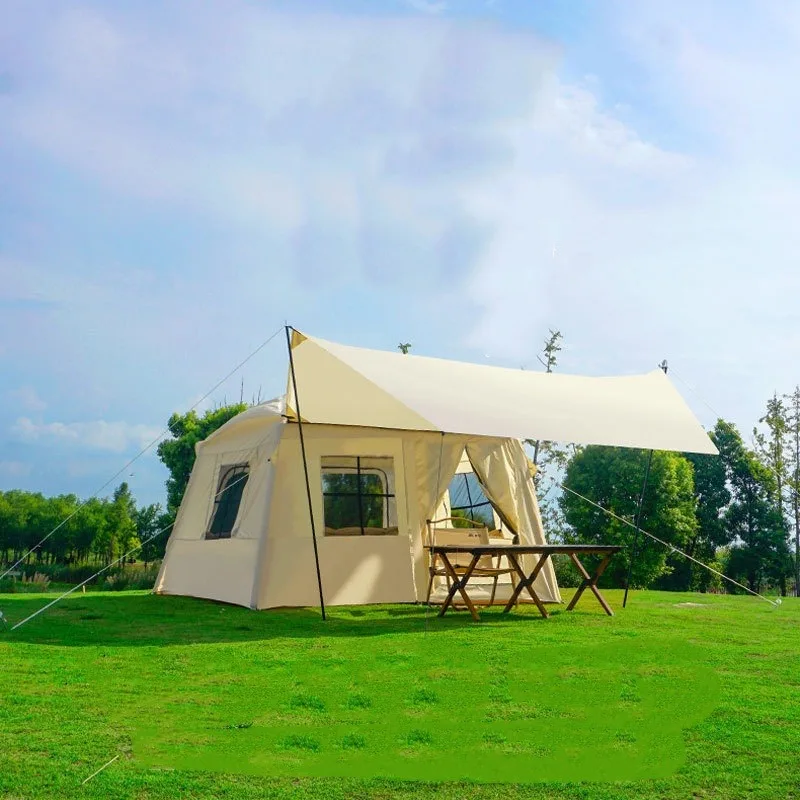 

YTYIN 6㎡ Square Meters Luxury Waterproof PVC Inflatable Tent 3-4 Person 3-Season Quick Automatic Opening Portable Folding Outdoo