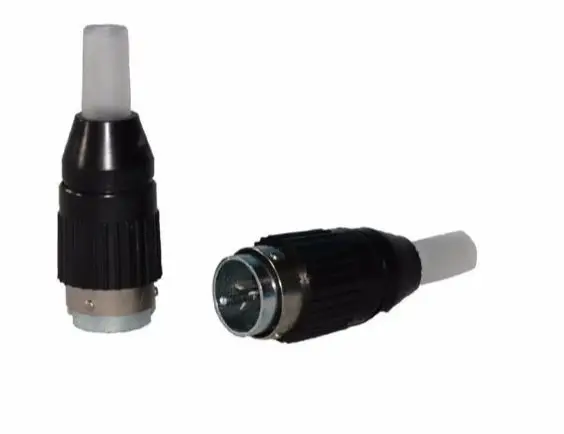 1PC 3 Pin Male Plug And Female  Scoket Flat  Tig  Welder Torch Trigger