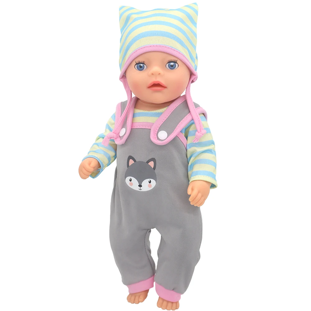 Puppenkleidung für 43 cm geborene Babypuppe, 13–18 Zoll, Neugeborene Puppe, niedliche Pullover, Strampler, Anzug, Puppenzubehör, Festival, Geburtstagsgeschenk – Detail 21