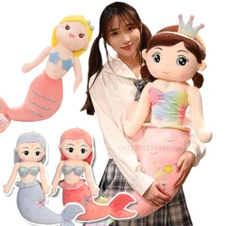 40-100cm Cartoon Kawaii Gaint Mermaid Plush Doll Pillow Colorful Beautiful Ocean Mermaid Plush Toy For Girls Christmas Gift