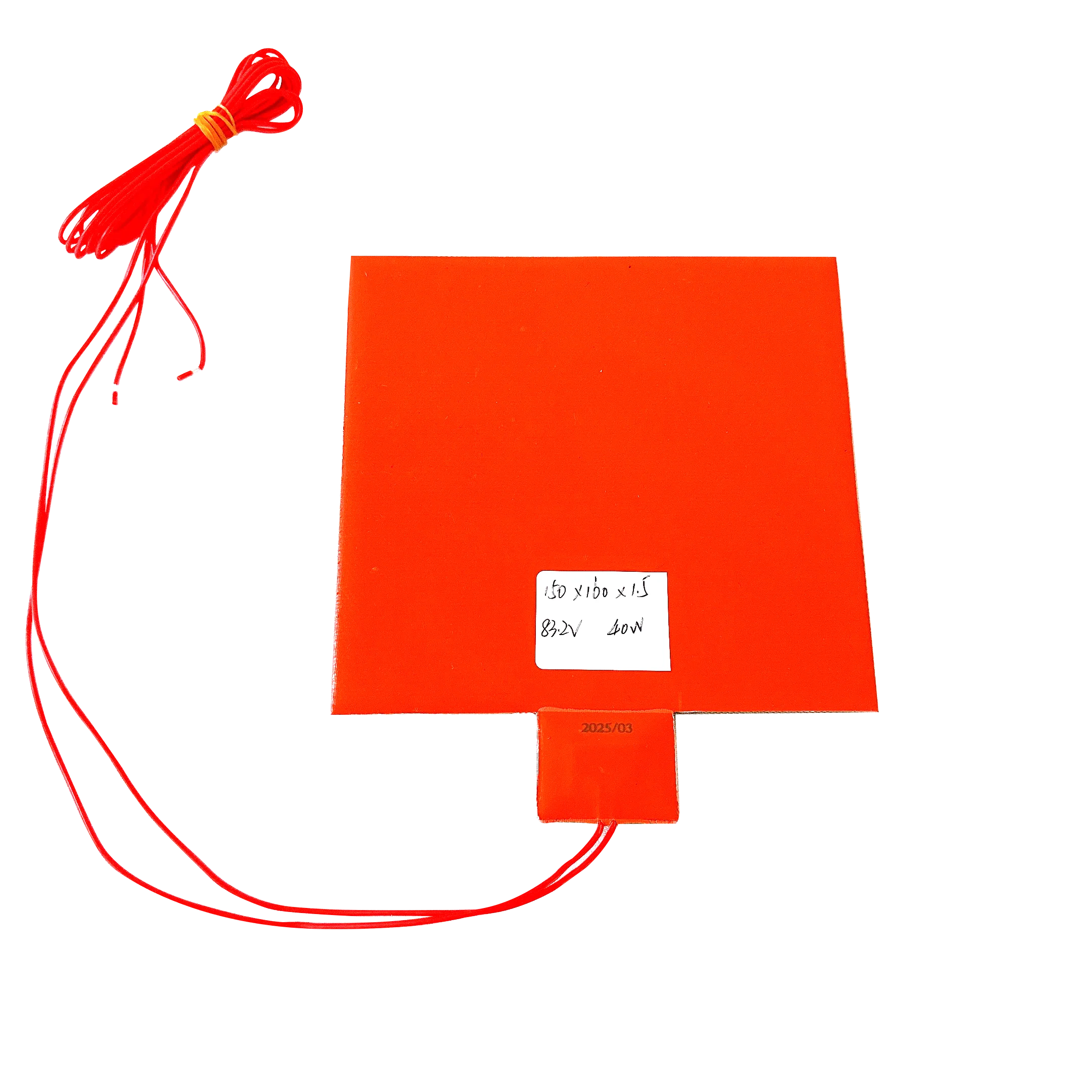

220V 400W Flexible Silicone Rubber Industrial Heater Electric Heating Element for 3D Printer Resistance Core Heating Equipment