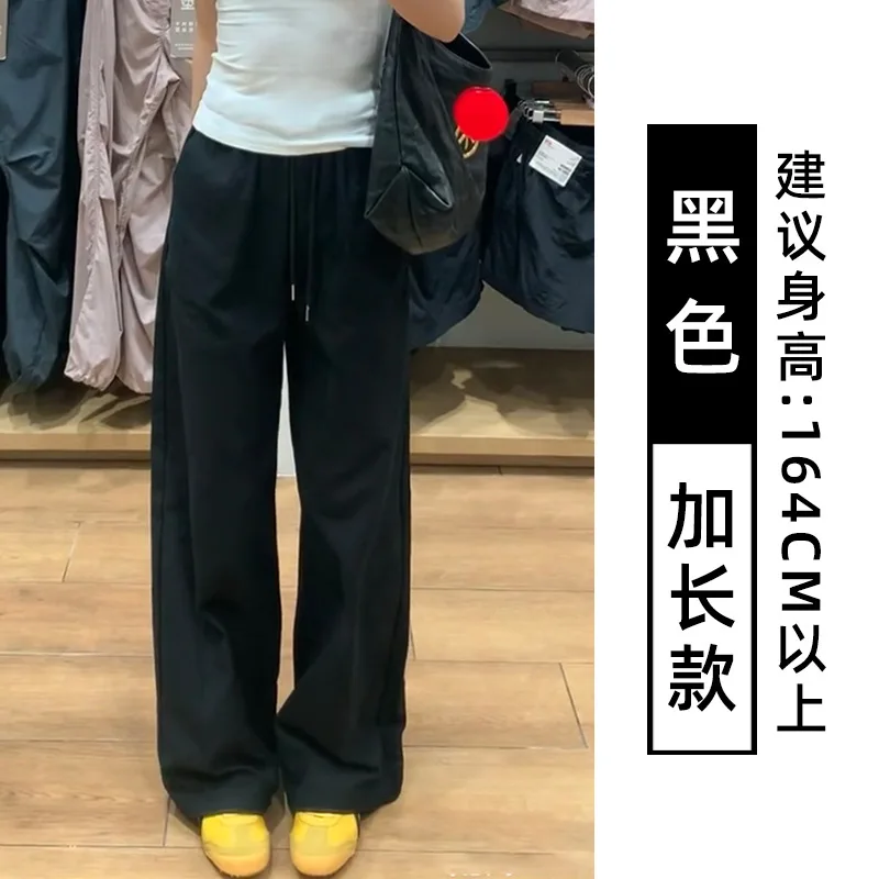 بنطال ذو قصة أرجل واسعة من القطن للنساء شتوي من الصوف مضلع سميك بطانة شيربا دافئة حرارية مريحة مبطنة بسيطة