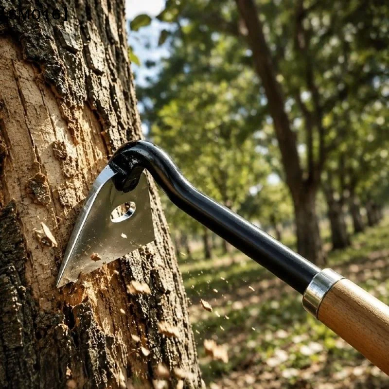 1Pcs Weeding Tool Manganese Steel Tree Bark Scraping Small Hoe Sharp Multifunctional Household Express Small Hoe【SMQ】