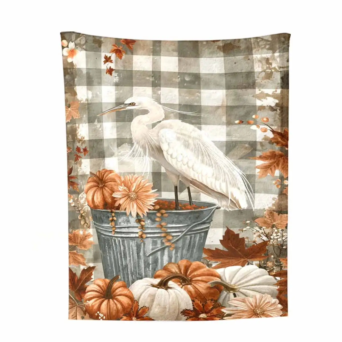 Egret Ultra-Soft Flannel Blanket - Exceptional Warmth and Cozy Comfort for Perfect Home Decor: Sofa, Bedroom