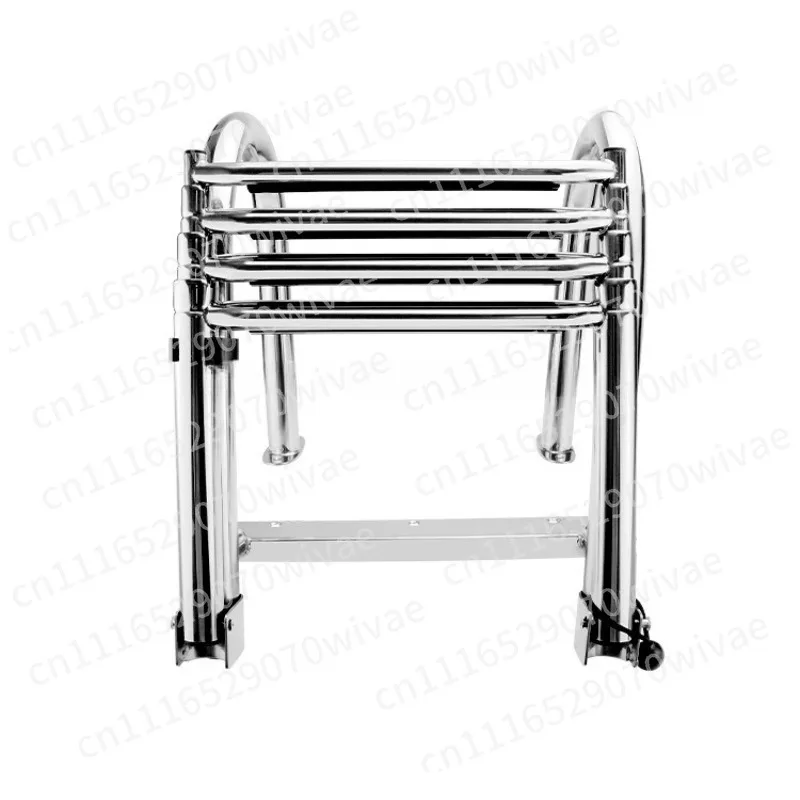 Boat Ladder Stainless Steel Wharf Handrail Large Four Section Boarding  Underwater Float Boat Ladder