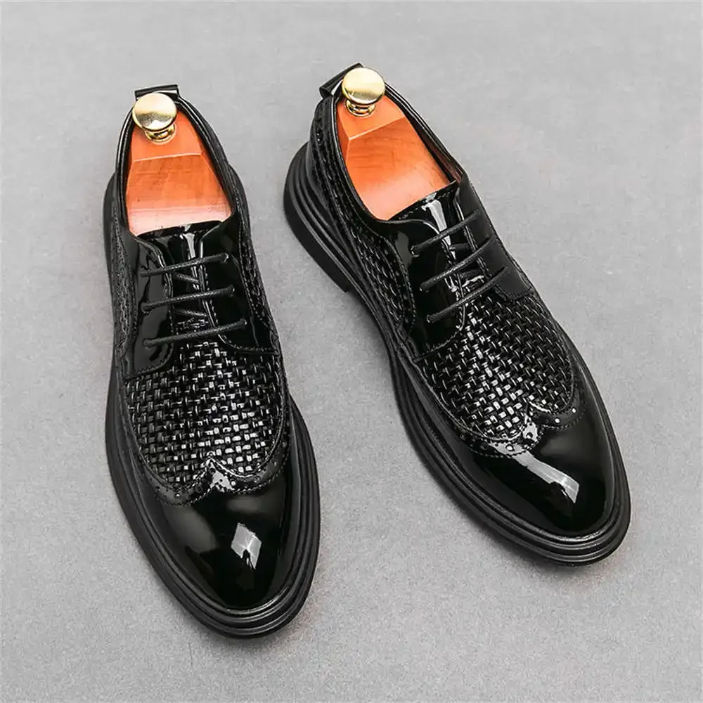 Italie Anti-slip Sneakers Gold Autumn Wedding Dress Man Shoes For Wedding Sport Design Top Quality Universal Brand