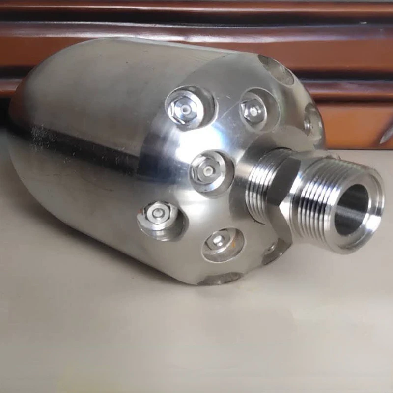 High Pressure Nozzle to Dredge Sewage Water Rat Mine Stainless Steel Nozzle Ceramic Nozzle, Pipe Cleaning Car Accessories