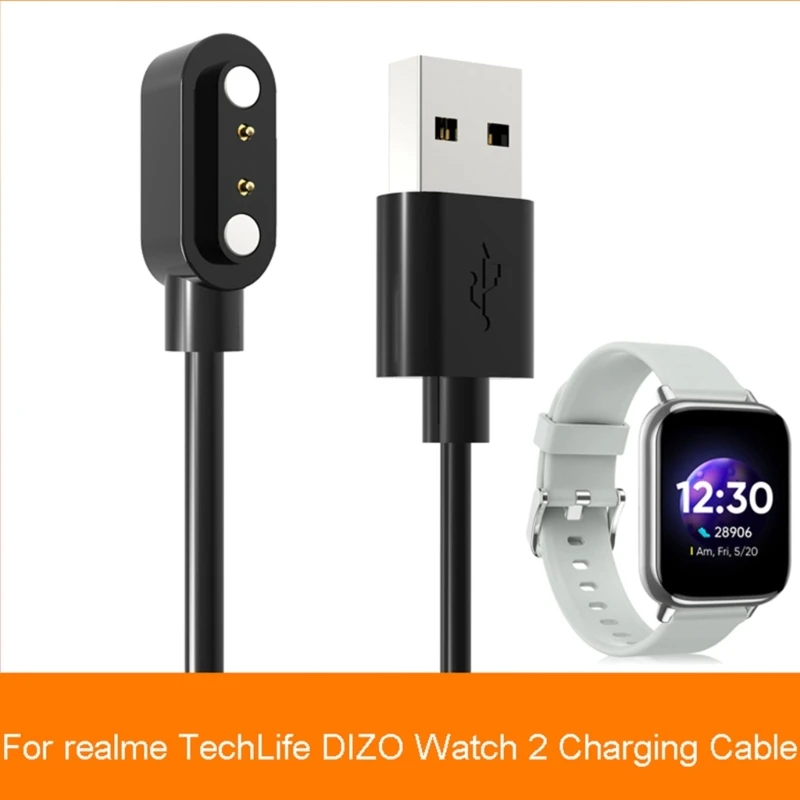 Smartwatch Power Adapter Charger-Cradle USB Charging Cable Dock for DIZO Watch 2 Dropship