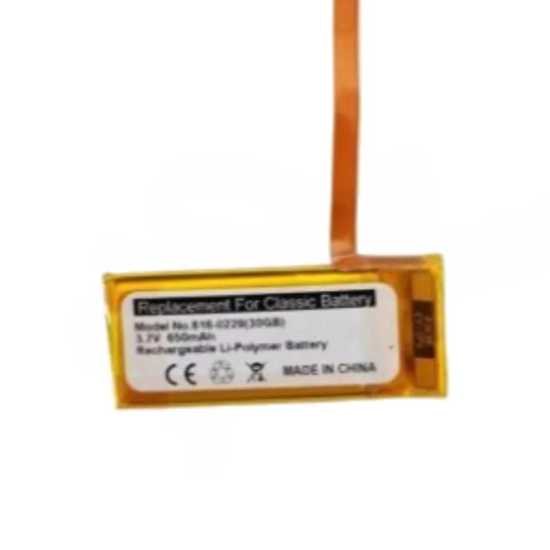 بطارية بديلة عالية الجودة 616-0229 3.7 فولت 650 مللي أمبير في الساعة لأجهزة آي بود كلاسيك آي بود فيديو 30 جيجابايت IPV #3