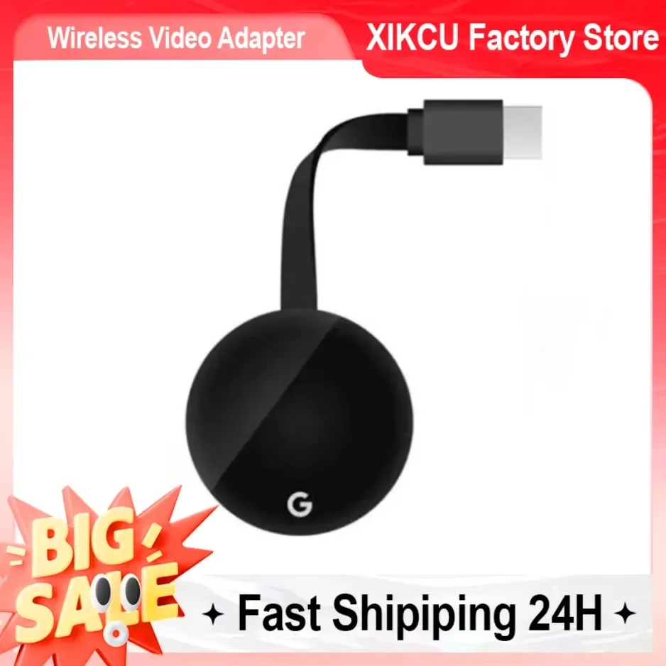 

XIKCU Chromecast Google Беспроводной Wi-Fi mirascreen HDMI-совместимый HD-дисплей Ключ для потоковой передачи мультимедиа Видео ТВ Умный дом для ios