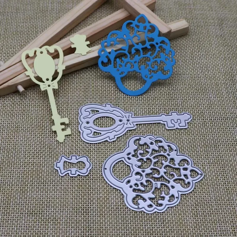 Metal Cutting Dies Key Frame Violin Mold Diy Scrapbooking Knife Mould Blade Punch Stencils Paper Card Craft