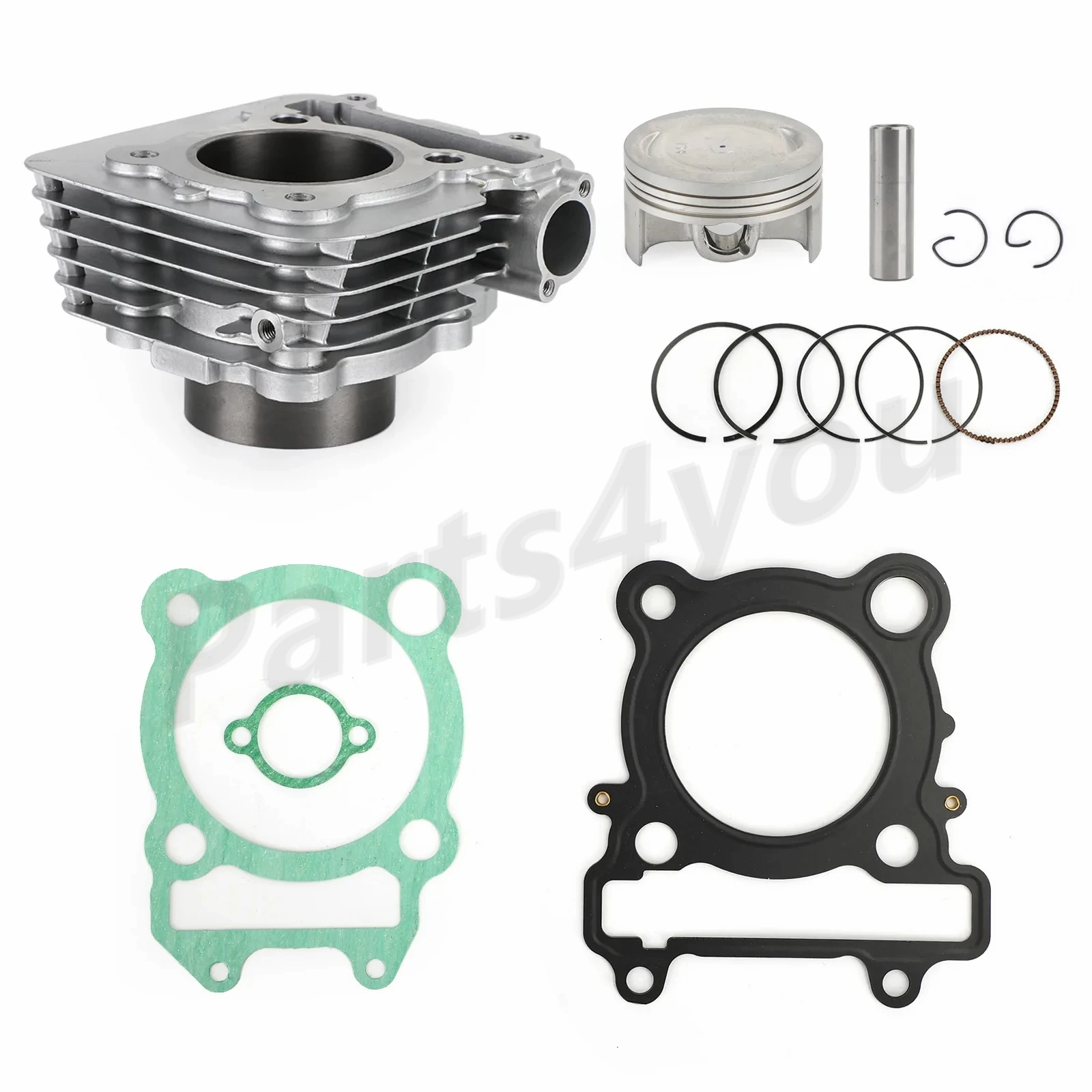 

74MM Top End Kit Cylinder Piston Gasket for Yamaha YBR250 2007-2009 XT250 2013-2015 YS250 1S4-11311-00-A0 1S4-11311-01-A0