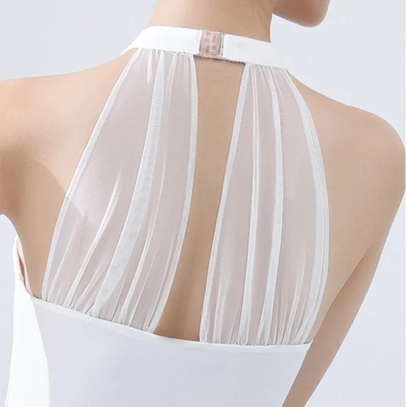 Body da balletto Donna Collo alto Tuta da ballo Adulto Semplice Superior Pratica quotidiana Abiti da ballo per balletto Body da yoga