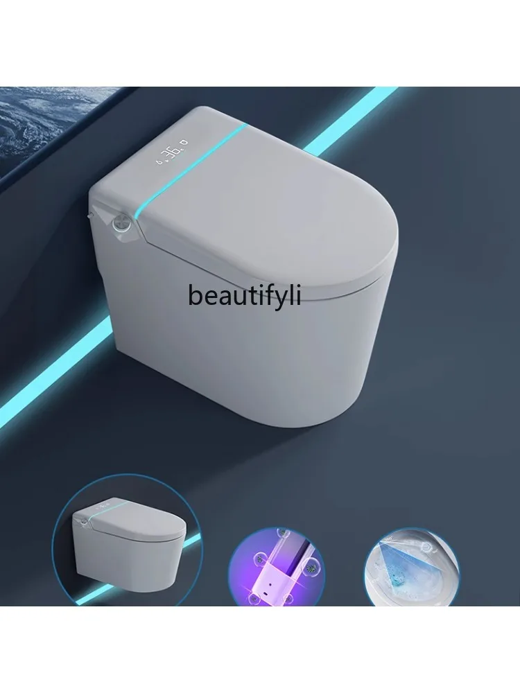 Small Apartment Integrated Smart Toilet Automatic Waterless Pressure Limit Household Small Size Toilet