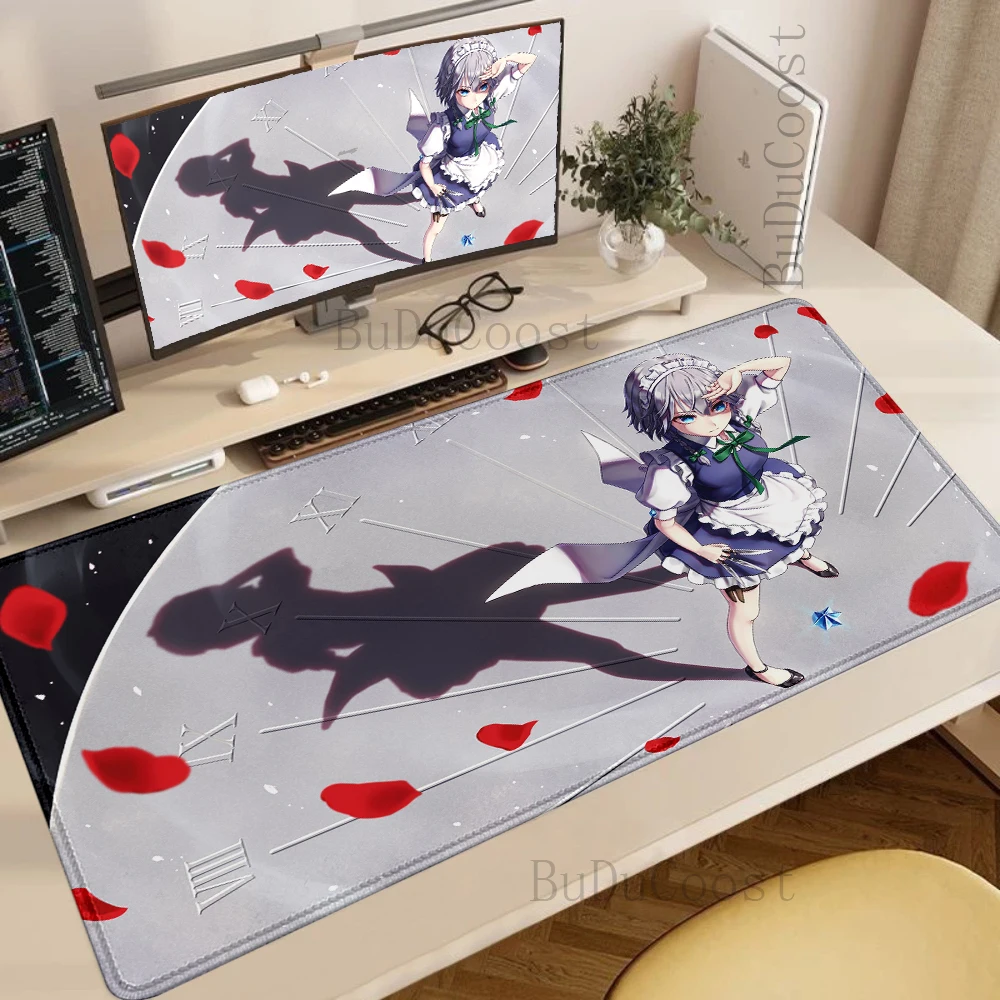 Hot selling item lzayoi Sakuya HD High definition PC Desktop games XXL mats Desktop Large mats games size accessorie mouse pad