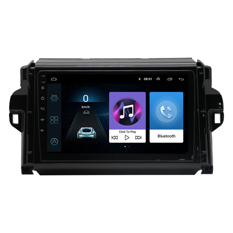 2 din 9 inch car dvd player For Toyota Fortuner/ SW4/Covert 2015 2016 2017 2018 navigation gps car radio android