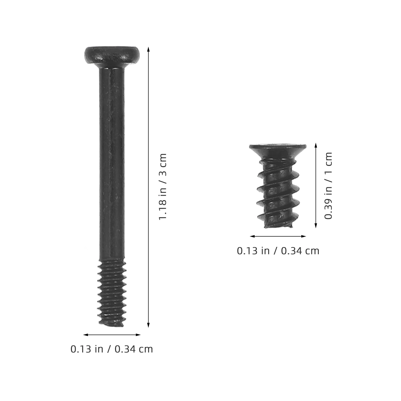 

60pcs Case Fan Screw Kit Long Short Screws Chassis Fan Mounting Computer Hardware Notebook Accessories