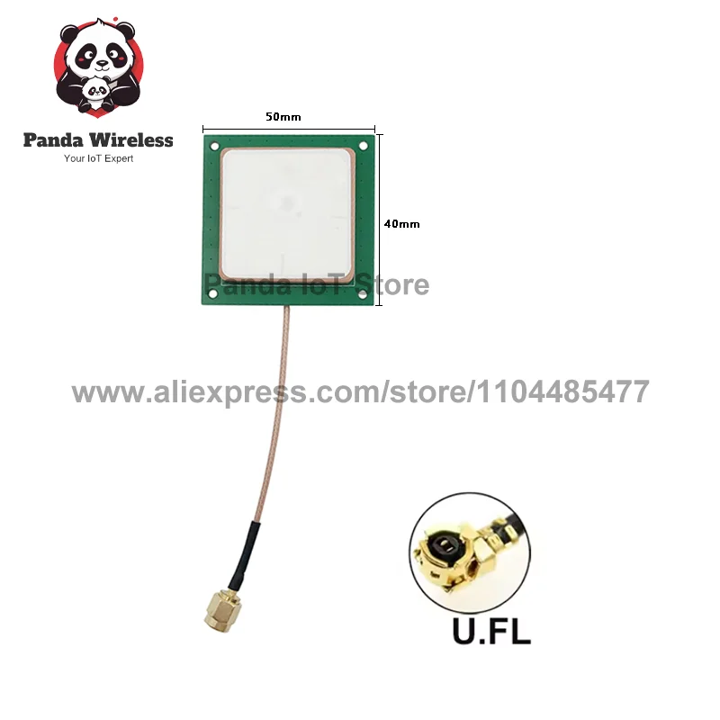 1PCS 868M 915M Ceramic Antenna Built-in Omnidirectional High Gain Antenna  SMA -J/U.FL Connector 12cm Cable Multiple sizes