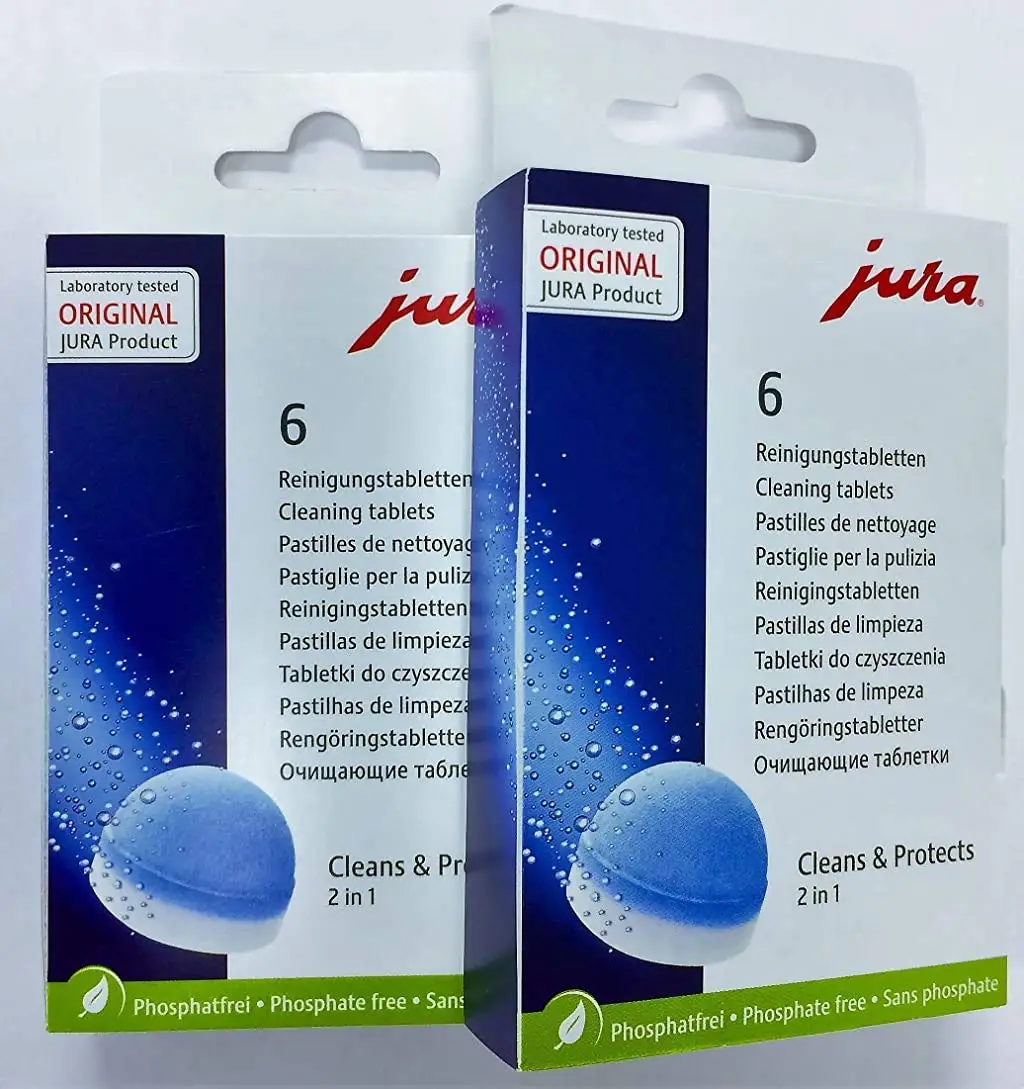 Jura 64308 Automatic Coffee Center Cleaning Tablets Compatible with All Jura Machines 12 Count Pack