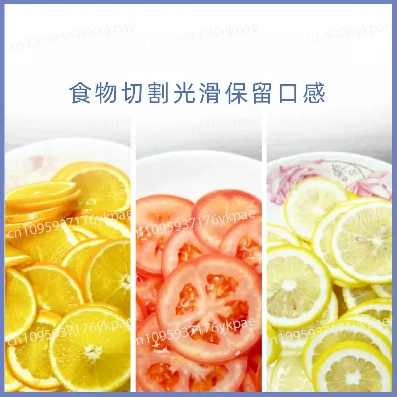 Kitchen Commercial Vegetable Cutter Multifunctional Electric Cutting Radish Potatoes Lemon Cabbage Shredding