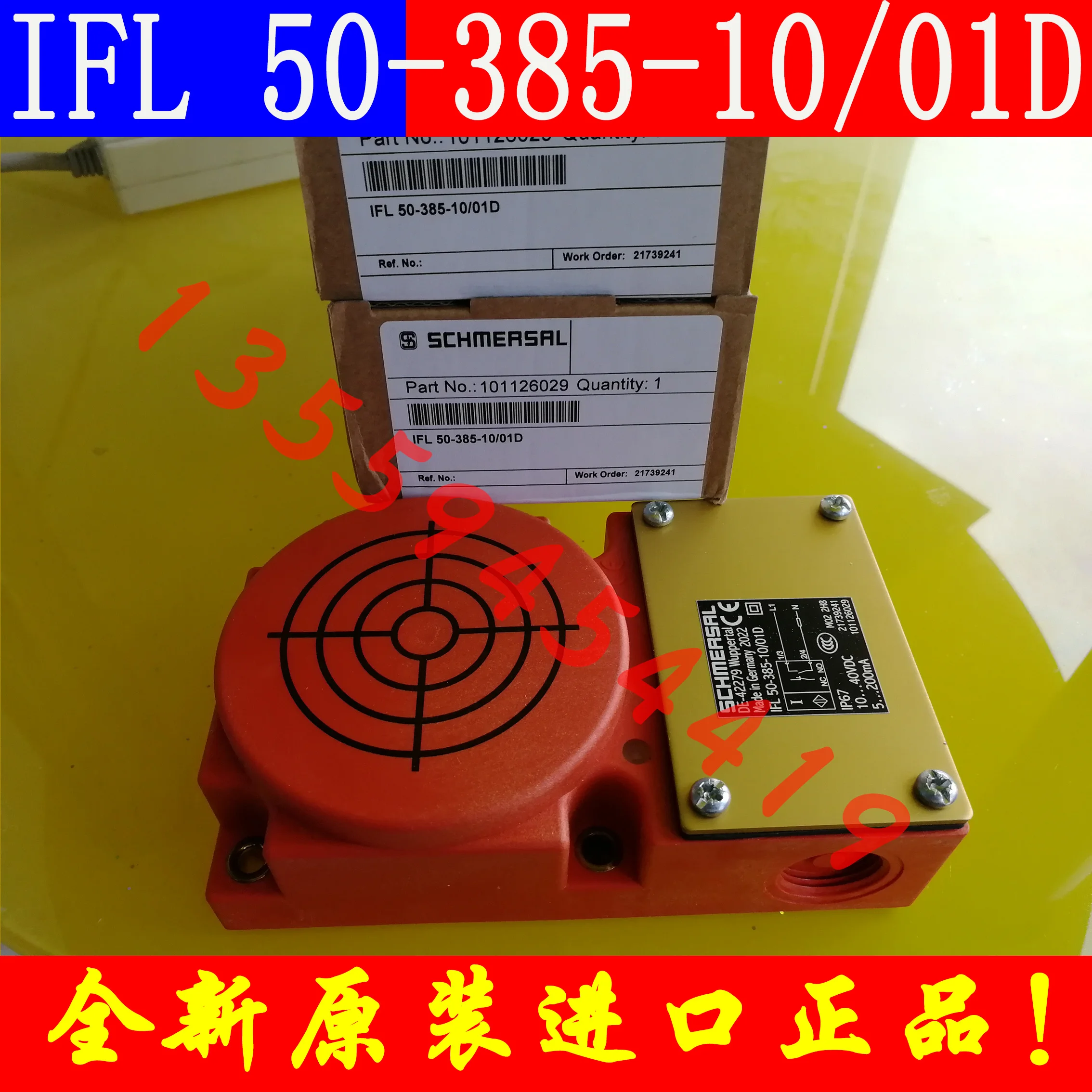 Schmersel Sensor IFL 50-385-10/01D Original Genuine Free Shipping Order Price Consult Customer Service