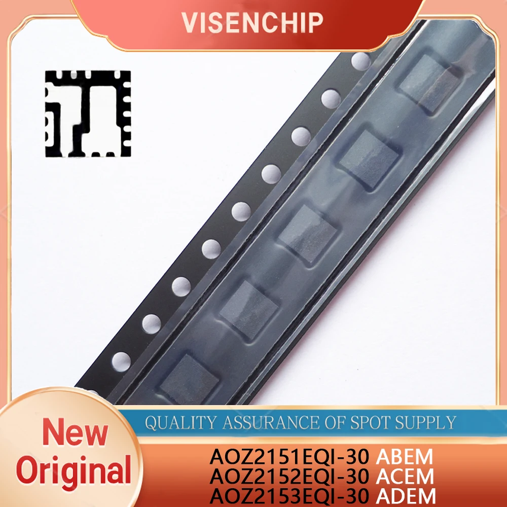 2pieces ABEM ACEM ADEM AOZ2151 AOZ2151EQI AOZ2151EQI-30 AOZ2152 AOZ2152EQI AOZ2152EQI-30 AOZ2153 AOZ2153EQI AOZ2153EQI-30 QFN-18