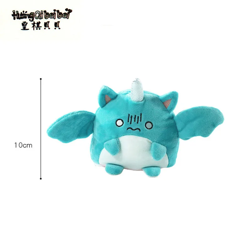 HUANGQIBEIBEI 10CM peluche angelo Rwversible carino morbido farcito Anime Home Room Decor bambole per il regalo di compleanno del bambino