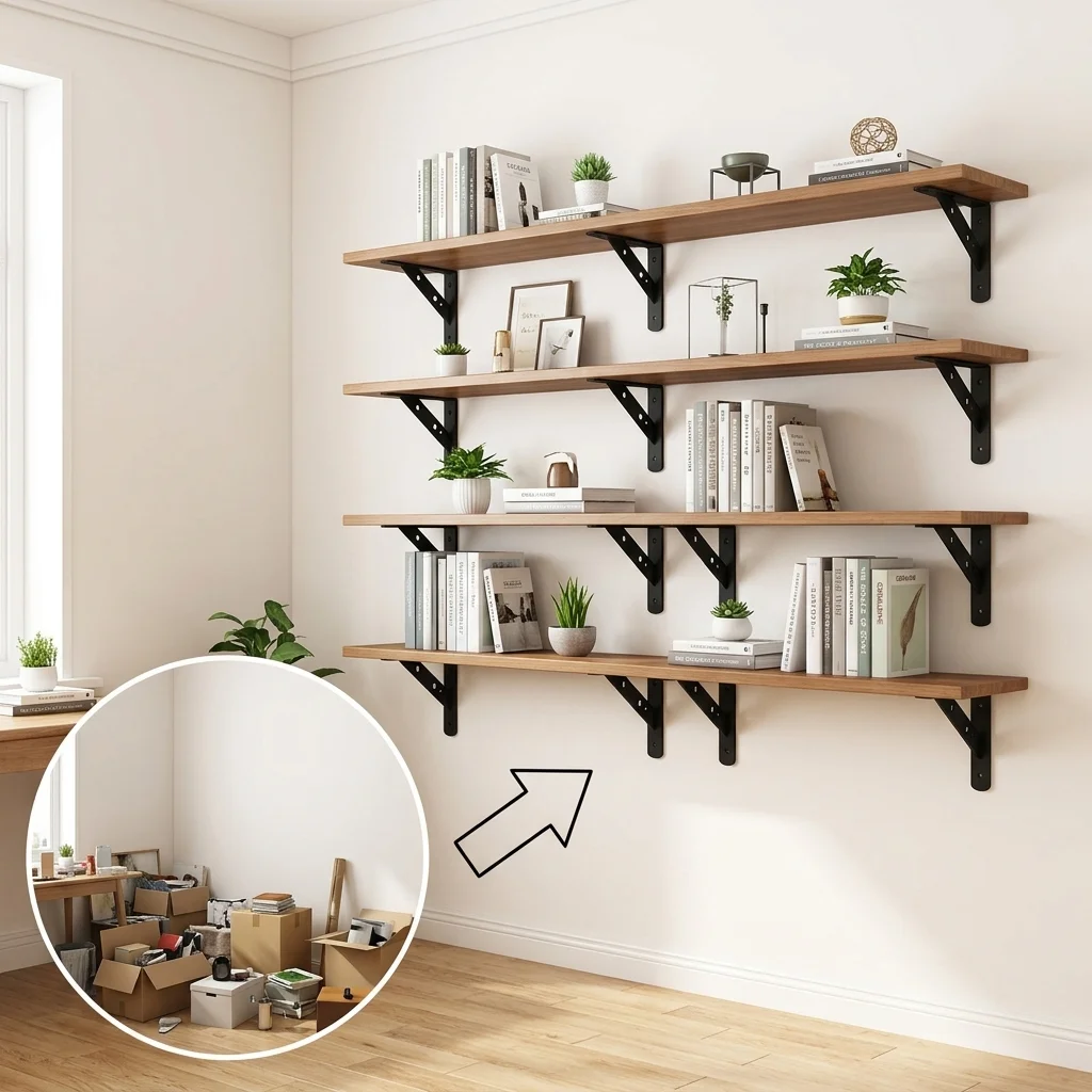 2 pcs wall mounted bracket, 90 degree rust proof metal triangle bracket bracket, fixed bracket, wooden bracket