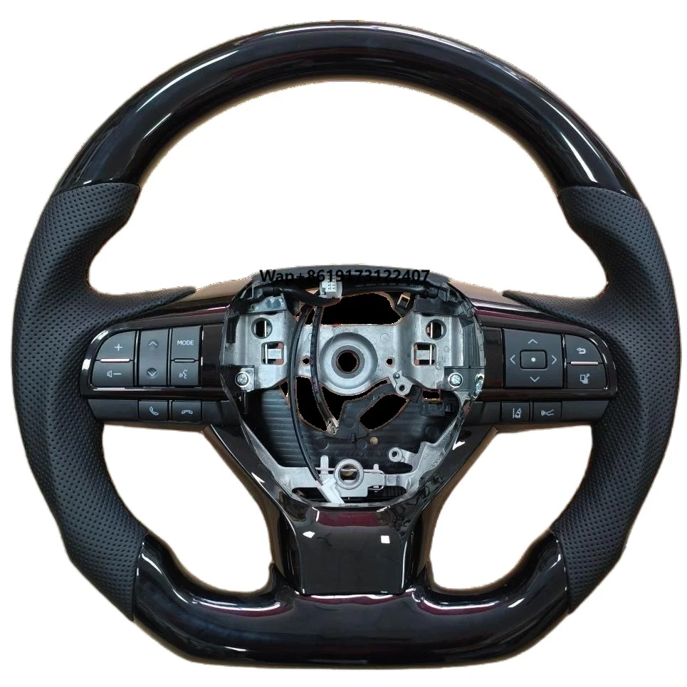 FR Levell  Ls460 Carbon Fiber Racing-Style Steering Wheel with a Sporty Design, Suitable for  Is350 Es, Includes Horn