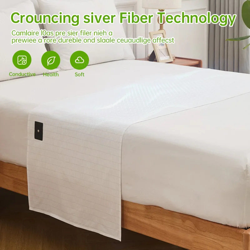 قادم جديد! ملاءات سرير صغيرة مناسبة لصحة الجسم وجودة النوم بنسبة 95% من القطن العضوي والنسيج الفضي بنسبة 5%