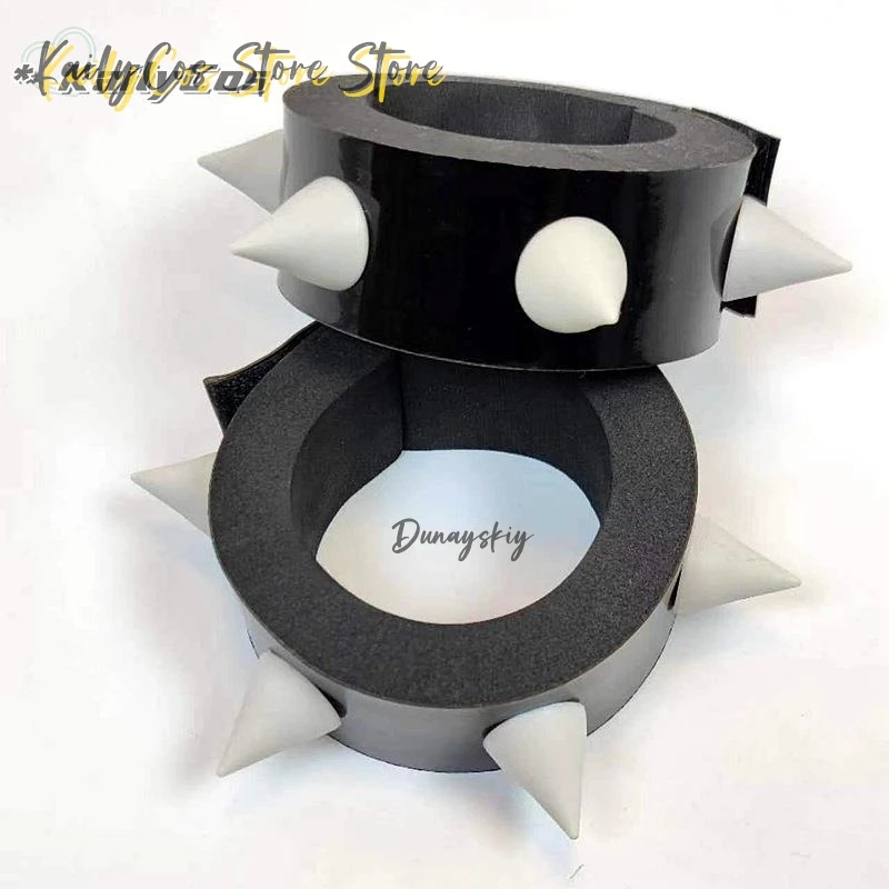 1pair Chun Li Cosplay Costume Prop Anime Bracelet Cosplay Wristband For Halloween Party Game Prop Wrist Strap Costume 2025