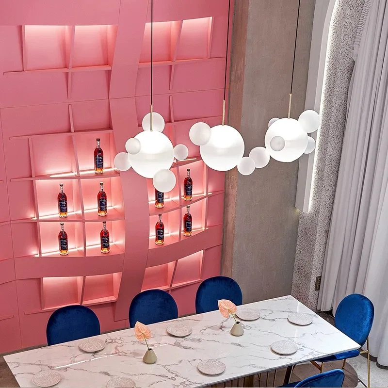 

Contemporary Customizable Mickey Pendant Lamp 2025 Glass Metal Chandelier Dimmable Ceiling Luster