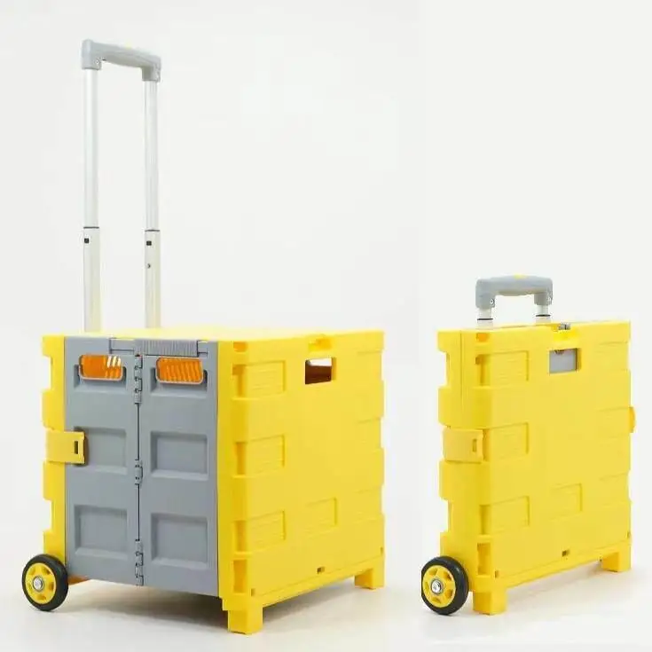 two-wheel-portable-shopping-cart-with-drawer-storage-home-use-moving-cart-camping-car-vegetable-buying-and-transport