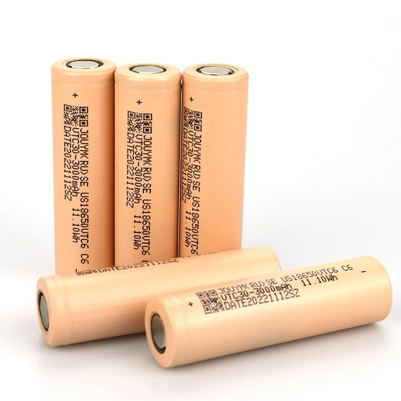 Original 3000mAh 18650 Battery VTC30 Lithium 3.7V High Current 30A Power Lithium Rechargeable Batteries