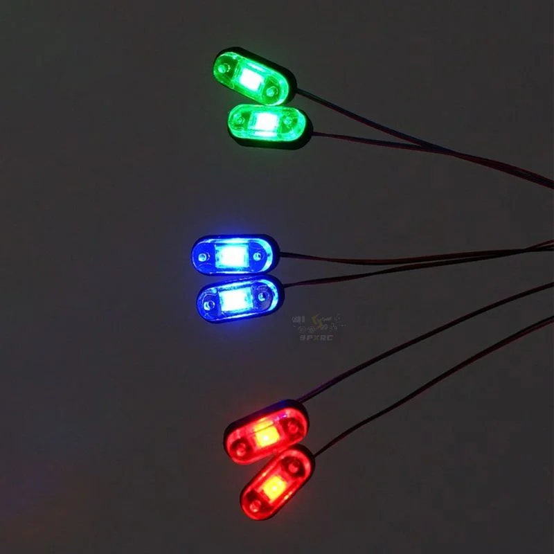 

2pcs 1:14th Scale ABS Plastic Position Lights Side Lamp for Tamiya RC Dump Truck SCANIA 770S R620 VOLVO BENZ Arocs MAN Car [TW]