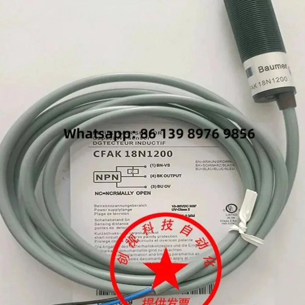 Baumer-tyPE Capacitive Sensor CFAK 18N1200 CFAK 18P1200 CFAK 18N3200 CFAK 18P3200