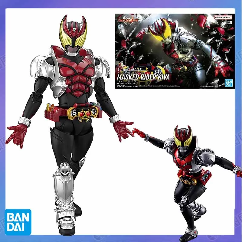 BANDAI Figura-ascensão Padrão MASCADO RIDER KIVA KIVA FORM Modelos de montagem Ver. Presentes de bonecos de ação de anime para crianças